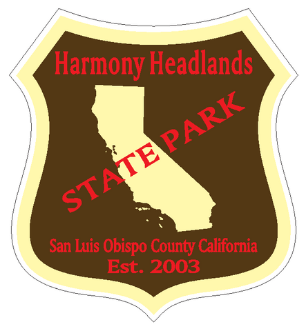 Harmony Headlands State Park Sticker R6664 California