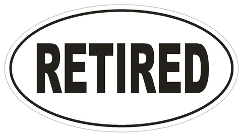 RETIRED Oval Bumper Sticker or Helmet Sticker D1731 Euro Oval - Winter Park Products