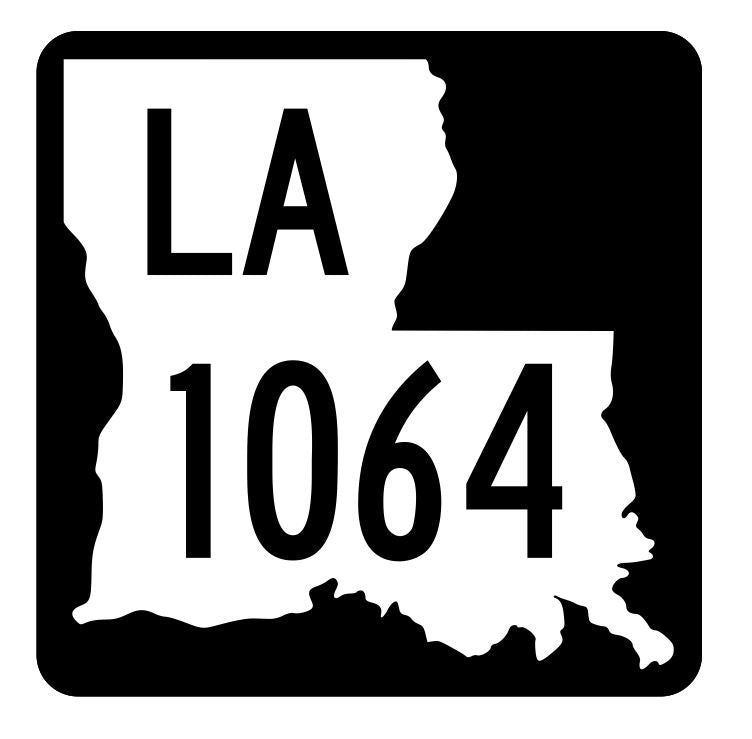 Louisiana State Highway 1064 Sticker Decal R6322 Highway Route Sign