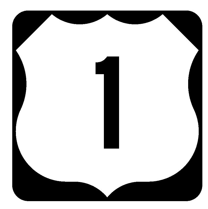 US Route 1 Sticker Decal R1058 Highway Sign Road Sign - Winter Park Products