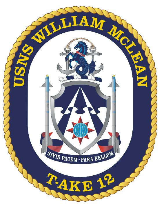 USNS William Mclean Sticker Military Armed Forces Navy Decal M248 - Winter Park Products