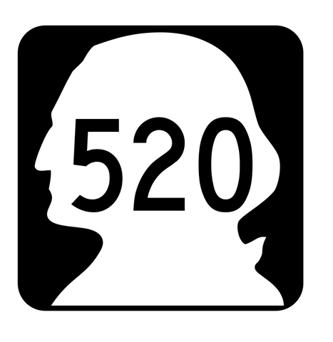 Washington State Route 520 Sticker R2935 Highway Sign Road Sign