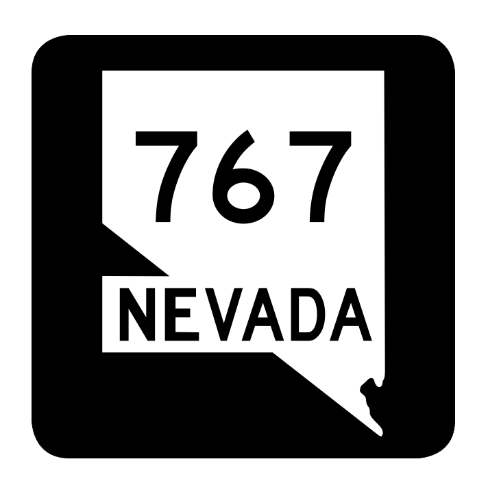Nevada State Route 767 Sticker R3139 Highway Sign Road Sign