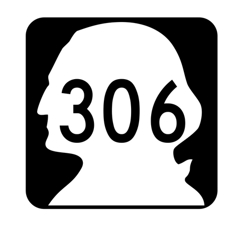 Washington State Route 306 Sticker R2902 Highway Sign Road Sign