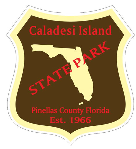 Caladesi Island State Park Sticker R3352 Florida
