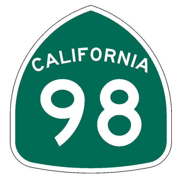 California State Route 98 Sticker Decal R1010 Highway Sign Road Sign ...