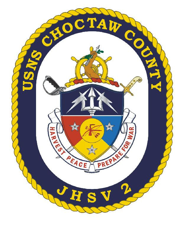 USS Choctaw County Sticker Military Armed Forces Decal M156 - Winter Park Products
