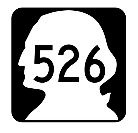 Washington State Route 526 Sticker R2940 Highway Sign Road Sign