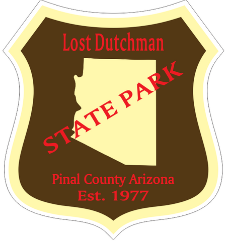 Lost Dutchman Arizona State Park Sticker R6967