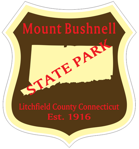 Mount Bushnell Connecticut State Park Sticker R6918