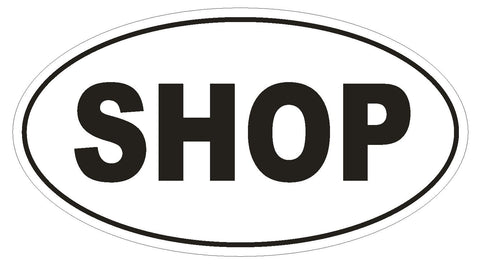 SHOP Oval Bumper Sticker or Helmet Sticker D2009 Euro Oval - Winter Park Products