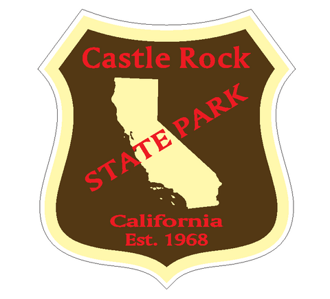 Castle Rock State Park Sticker R6645 California