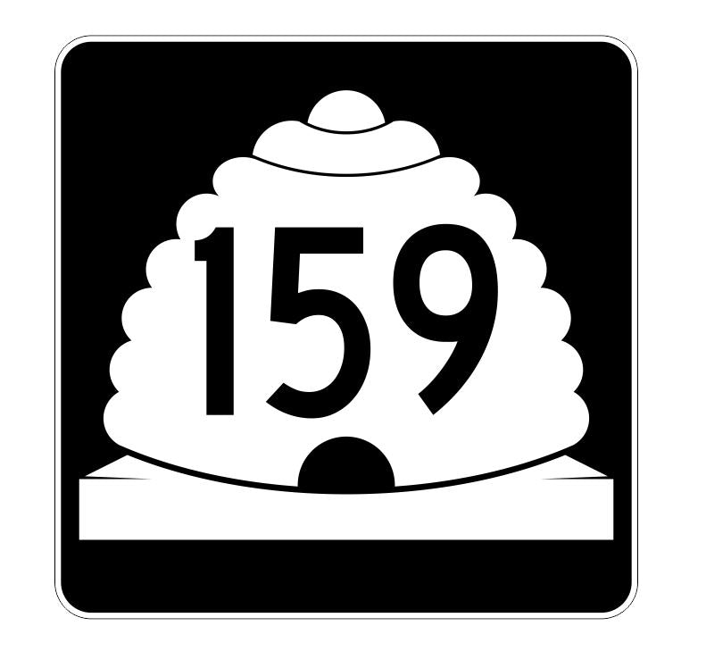 Utah State Highway 159 Sticker Decal R5481 Highway Route Sign