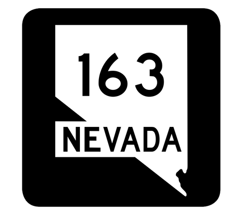 Nevada State Route 163 Sticker R2992 Highway Sign Road Sign