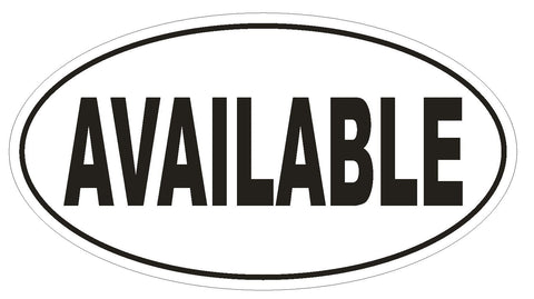 AVAILABLE Oval Bumper Sticker or Helmet Sticker D1819 Euro Oval - Winter Park Products