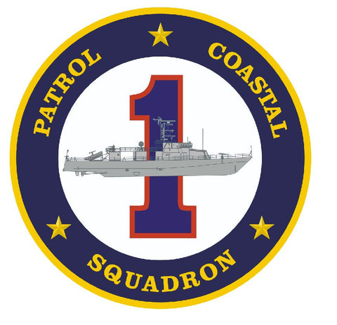 Patrol Coastal Squadron 1 Sticker Military Armed Forces Decal M286 - Winter Park Products