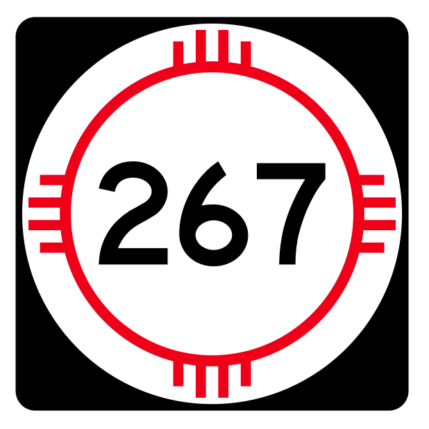 New Mexico State Road 267 Sticker R4172 Highway Sign Road Sign Decal