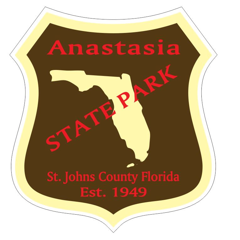 Anastasia State Park Sticker R3338 Florida