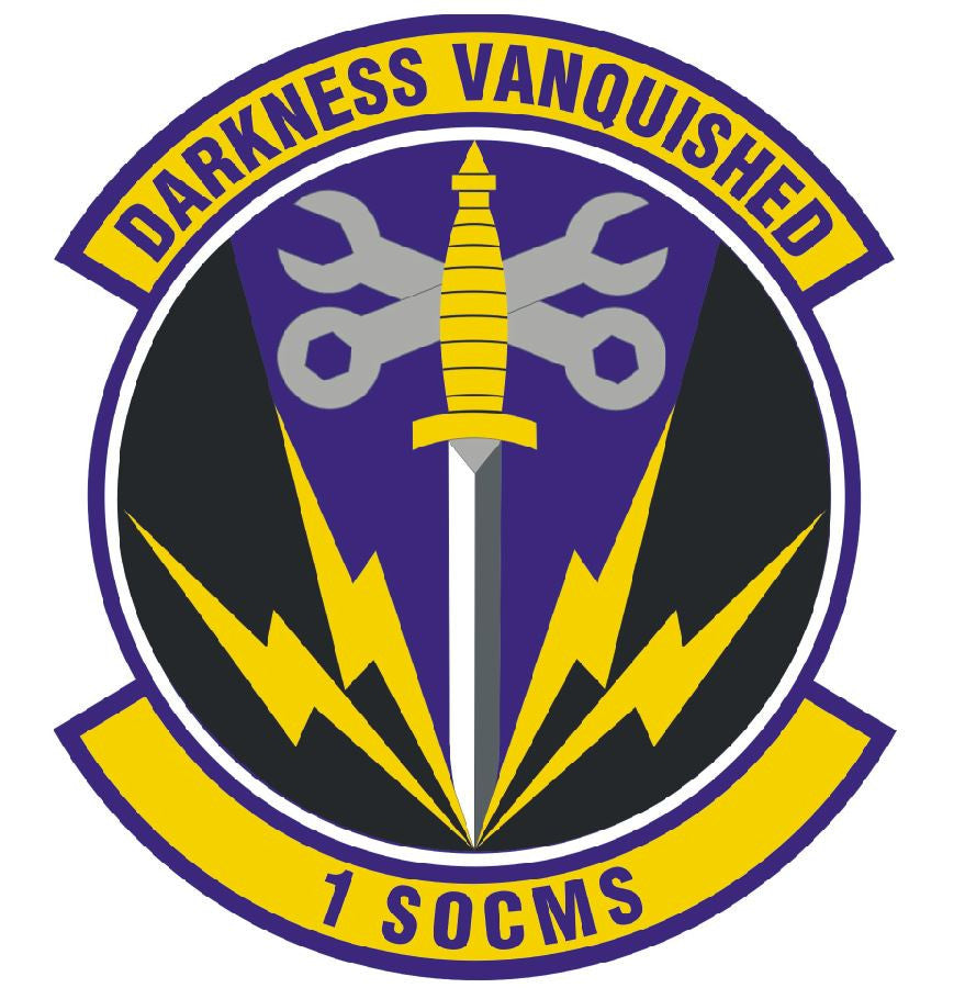 1ST SPECIAL OPERATIONS COMPONENT MAINTENANCE SQUADRON Sticker /  Decal M312 - Winter Park Products