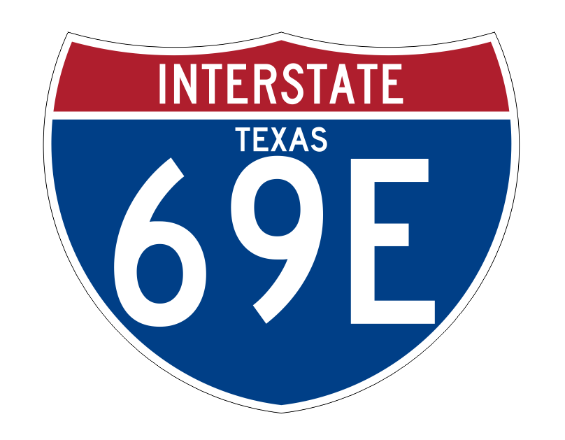 Interstate 69E Sticker Decal R969 Highway Sign Texas - Winter Park Products