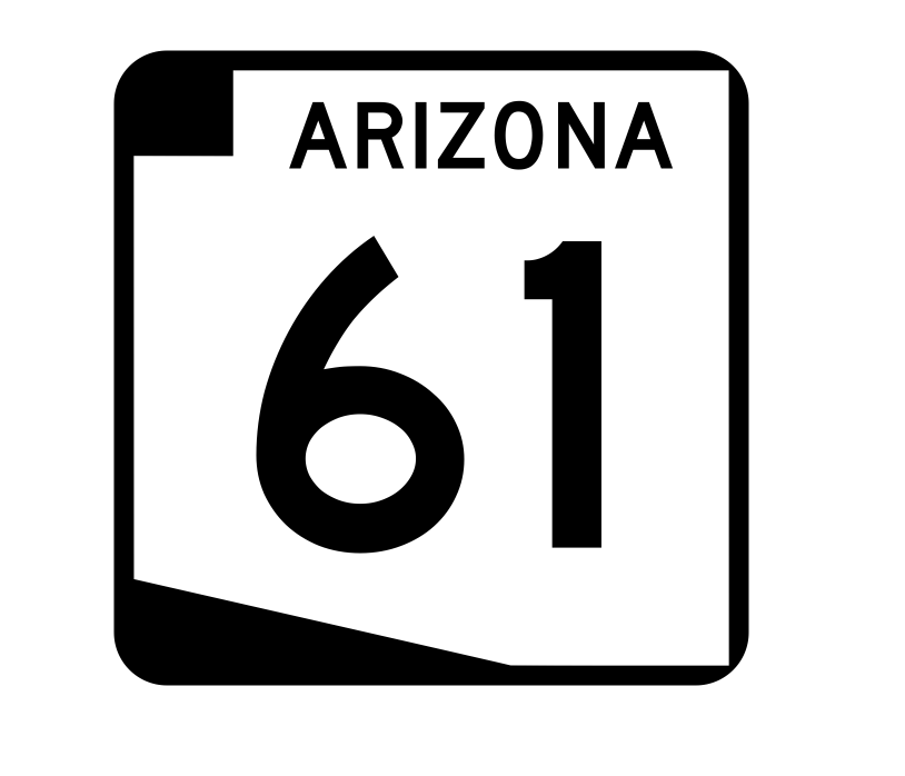 Arizona State Route 61 Sticker R2704 Highway Sign Road Sign