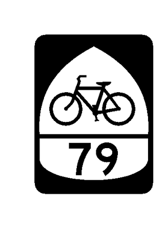 US Bicycle Route 79 Sticker R3180 Highway Sign