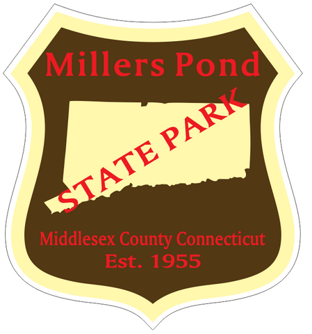 Millers Pond Connecticut State Park Sticker R6913