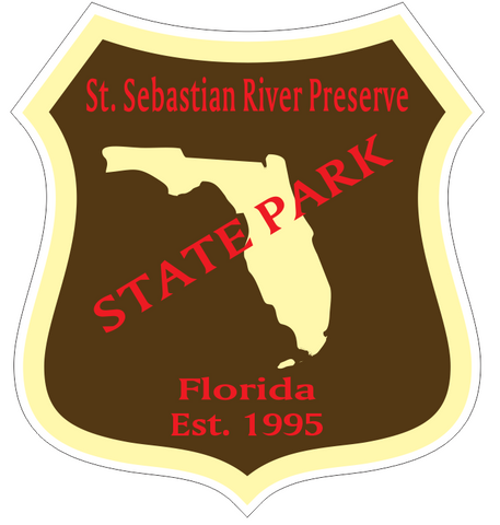 St. Sebastian River Preserve Florida State Park Sticker R6793