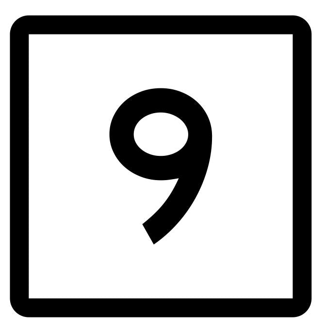 Connecticut State Highway 9 Sticker Decal R5057 Highway Route Sign
