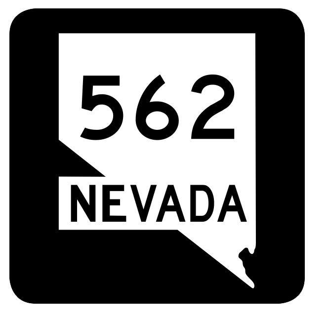 Nevada State Route 562 Sticker R3089 Highway Sign Road Sign