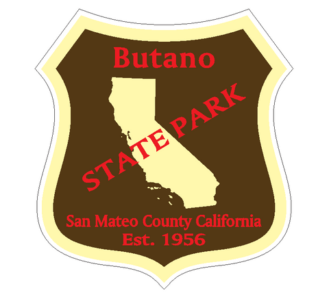 Butano State Park Sticker R6642 California