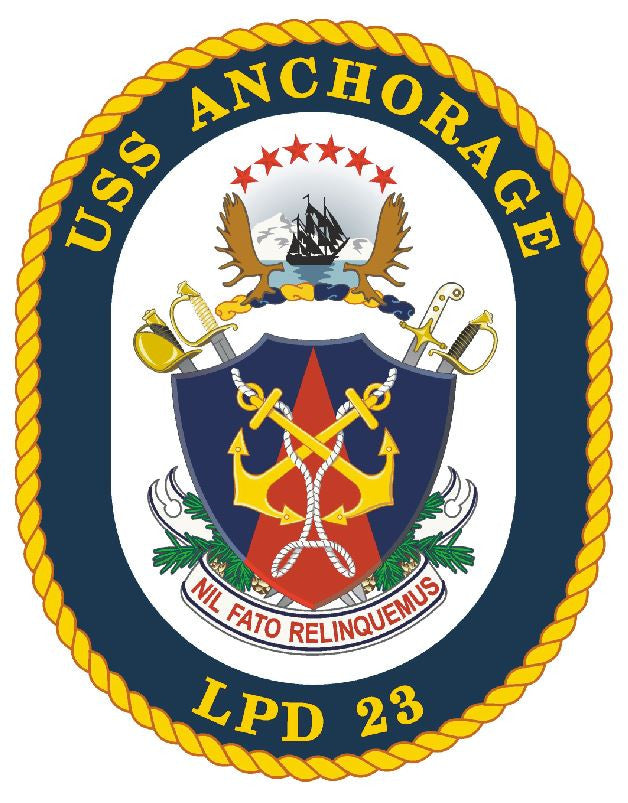 USS Anchorage Sticker Military Armed Forces Navy Decal M205 - Winter Park Products