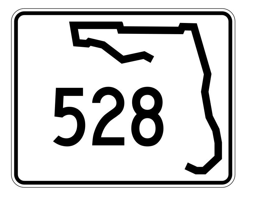 Florida State Road 528 Sticker Decal R1603 Highway Sign - Winter Park Products