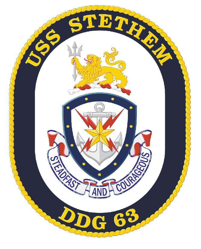 USS Stethem Sticker Military Armed Forces Navy Decal M226 - Winter Park Products