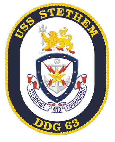 USS Stethem Sticker Military Armed Forces Navy Decal M226 - Winter Park Products