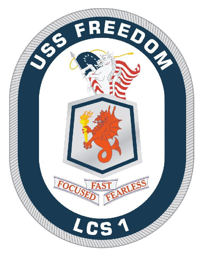 USS Freedom Sticker Military Armed Forces Navy Decal M244 - Winter Park Products
