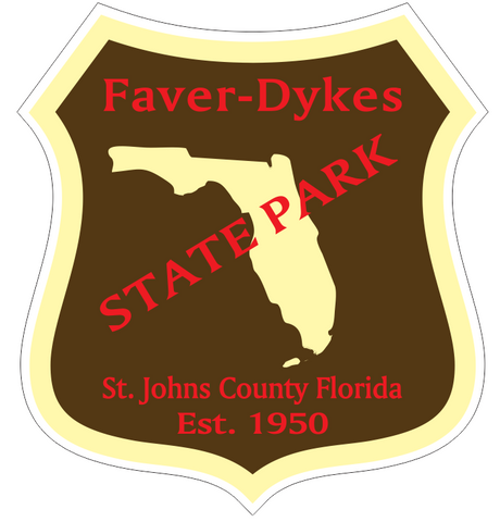 Faver-Dykes Florida State Park Sticker R6723