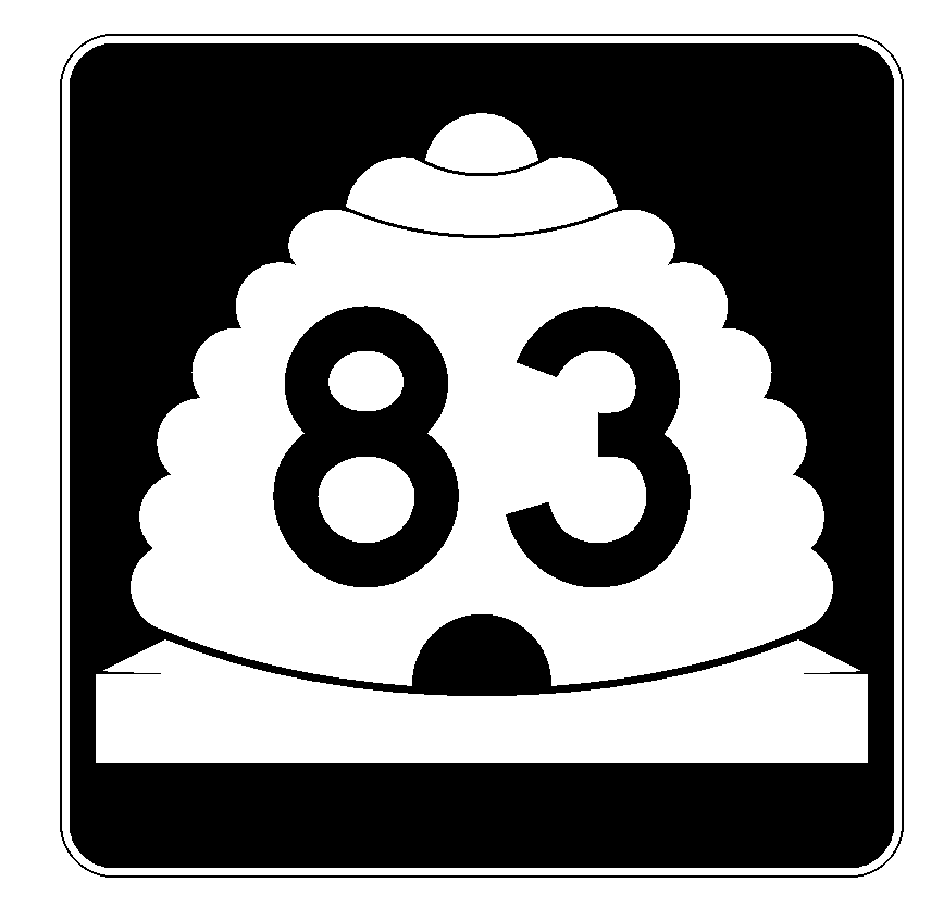 Utah State Route 83 Sticker Decal R1070 Highway Sign Road Sign - Winter Park Products