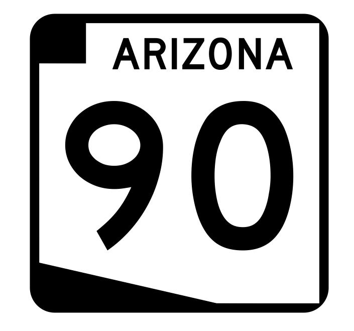 Arizona State Route 90 Sticker R2728 Highway Sign Road Sign