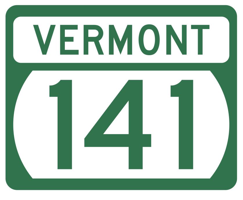 Vermont State Highway 141 Sticker Decal R5335 Highway Route Sign