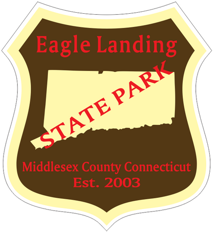 Eagle Landing Connecticut State Park Sticker R6878