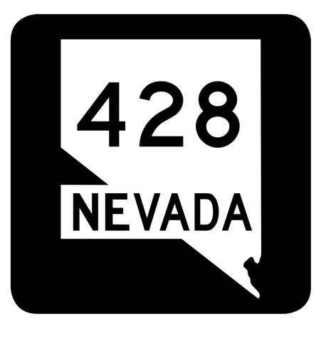 Nevada State Route 428 Sticker R3061 Highway Sign Road Sign
