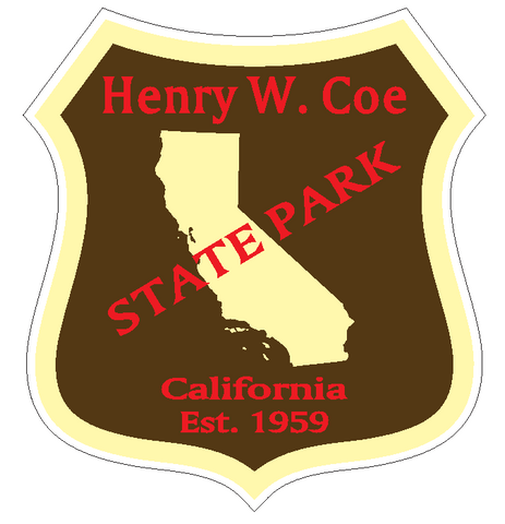 Henry W. Coe State Park Sticker R6667 California