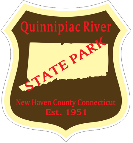 Quinnipiac River Connecticut State Park Sticker R6929