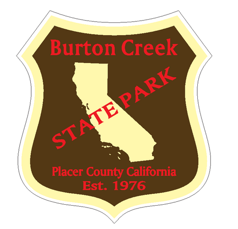 Burton Creek State Park Sticker R6641 California
