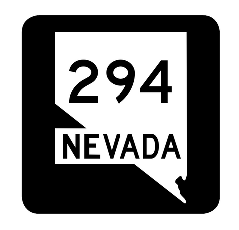 Nevada State Route 294 Sticker R3025 Highway Sign Road Sign