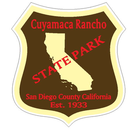 Cuyamaca Rancho State Park Sticker R6650 California