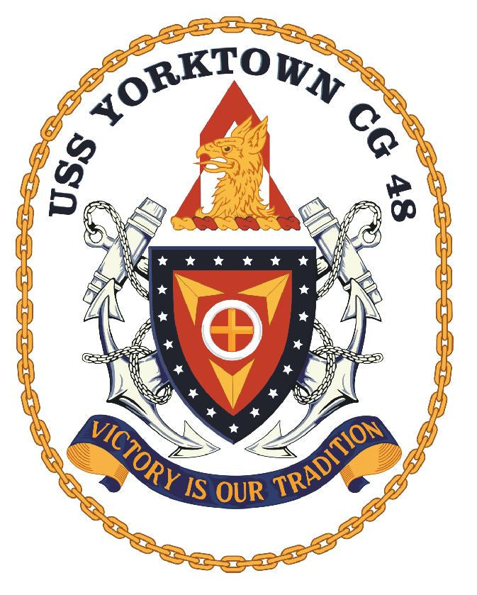 USS Yorktown Sticker Military Armed Forces Navy Decal M235 - Winter Park Products