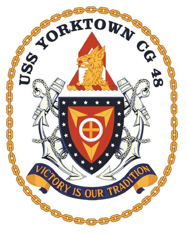 USS Yorktown Sticker Military Armed Forces Navy Decal M235 - Winter Park Products