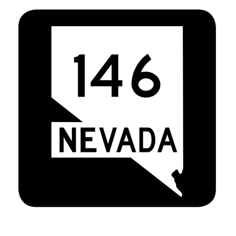 Nevada State Route 146 Sticker R2984 Highway Sign Road Sign